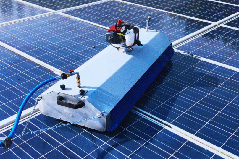 solar pannel cleaning